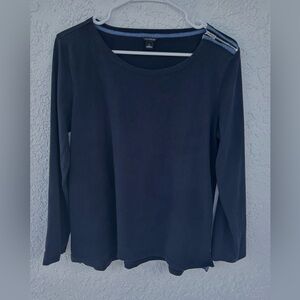 Ann Taylor top with zipper detail